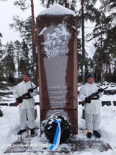 Jouluaaton kunniavartio Haapamäellä 1