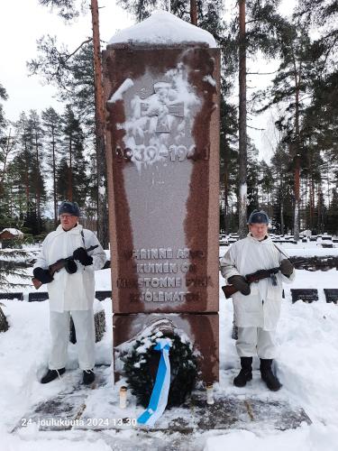 Jouluaaton kunniavartio Haapamäellä 2